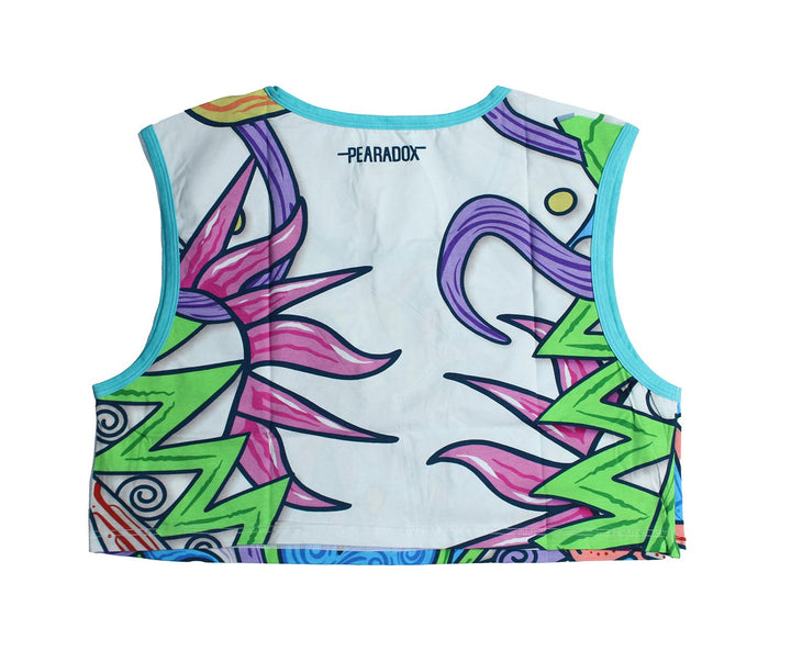 Alebrije Sleeveless Crop Top - Pearadox