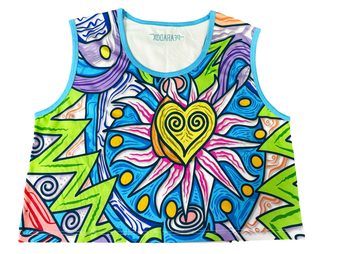 Alebrije Sleeveless Cut - Off Shirt - Pearadox