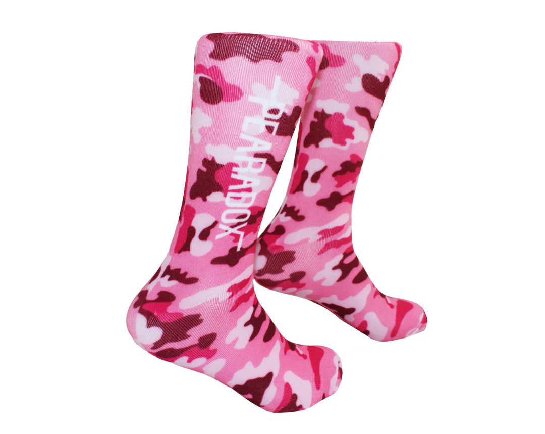 Pink Aura Camo Socks - Pearadox