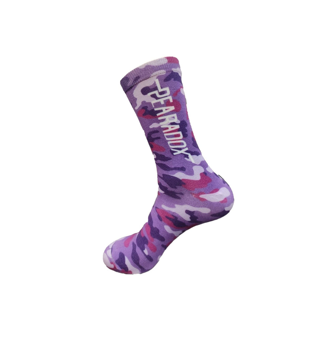 Purple Aura Camo Socks - Pearadox