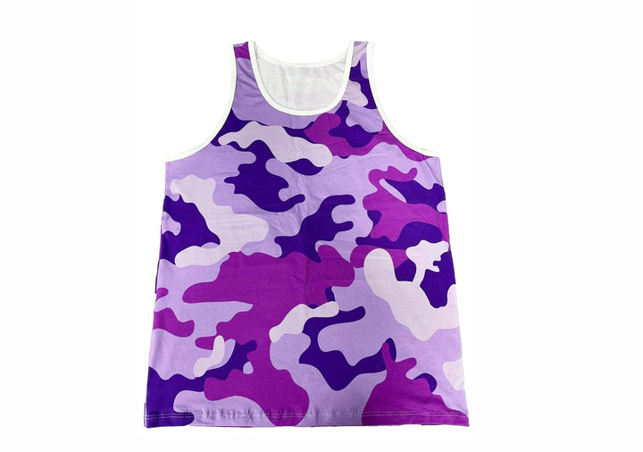 Purple Aura Camo Tank Top - Pearadox