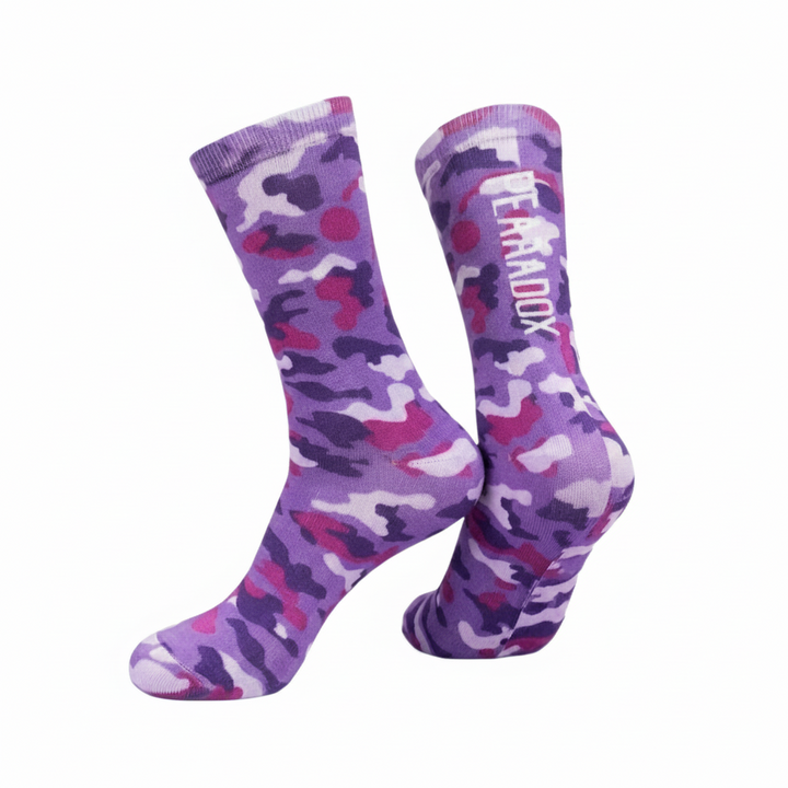 Purple Aura Camo Socks