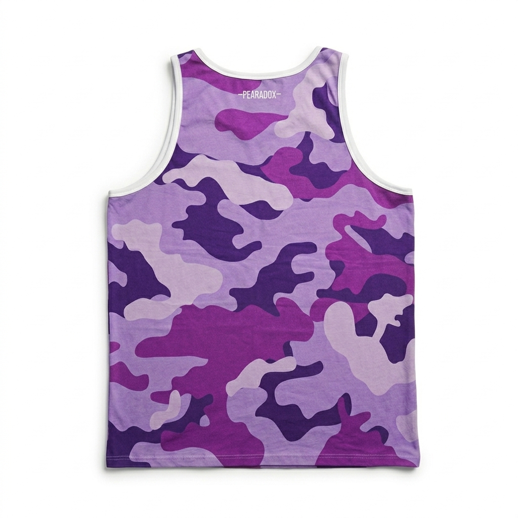 Purple Aura Camo Tank Top